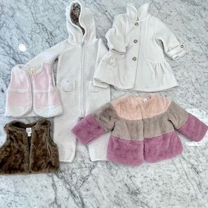 Fall/Winter Ready- Lot of 18month Winter Coats & Vest